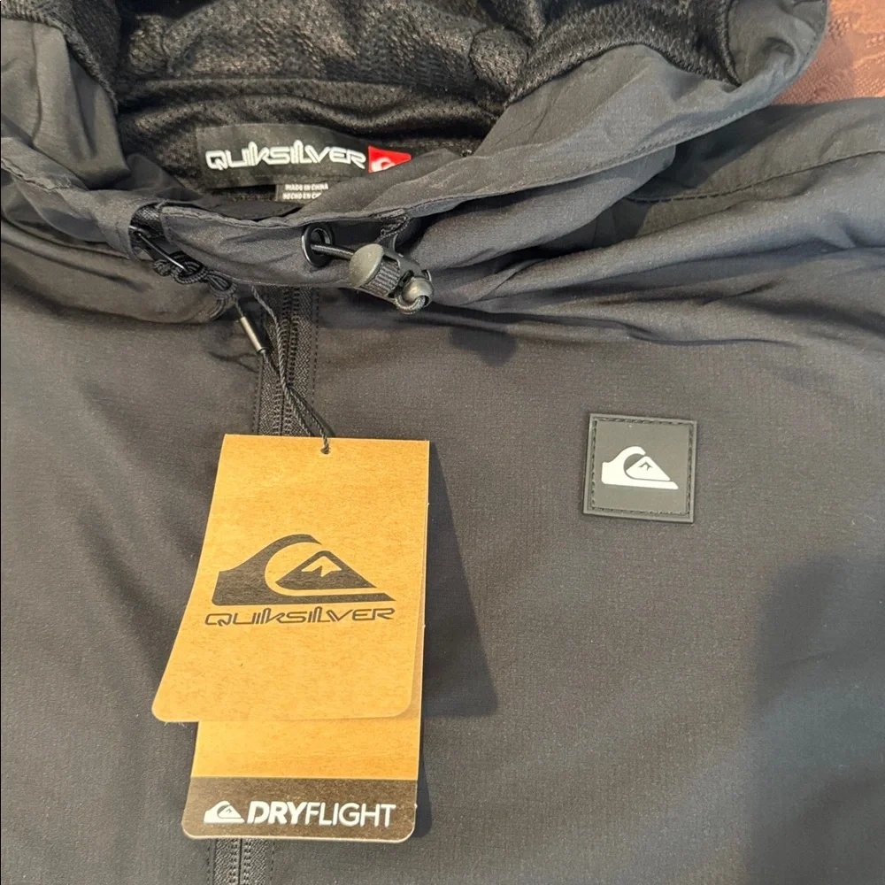 Men’s Quicksilver Water Repellant Windbreaker. Size Med. - Picture 8 of 16